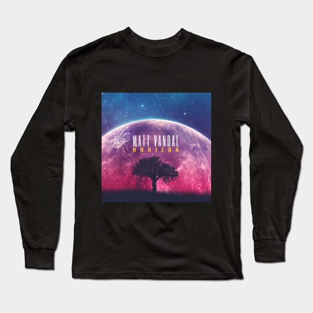 Matt Vandal Horizon Album Cover Long Sleeve T-Shirt by mattvandalgroup